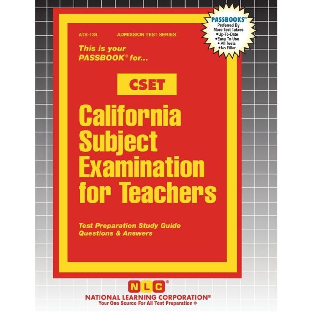 California Subject Examination for Teachers (CSET) -- Passbooks